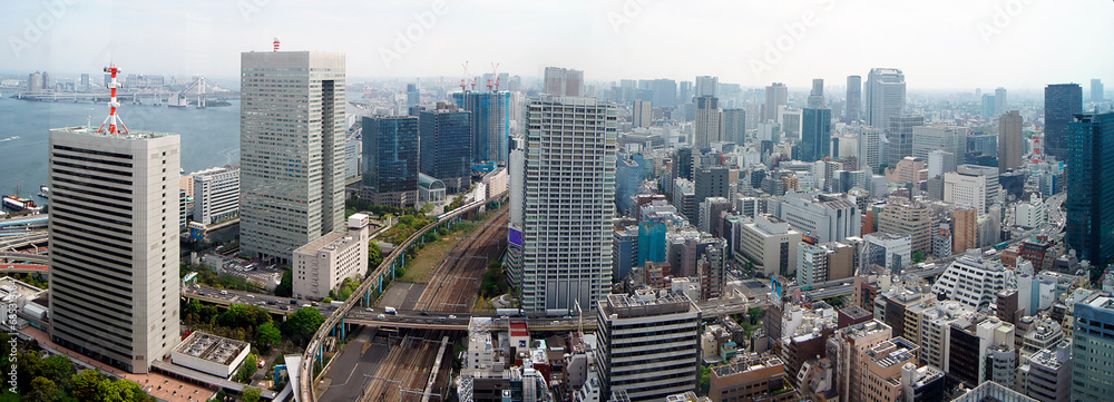 Φωτογραφία Panoramic view of the city of Tokyo, Honshu Island, Japan