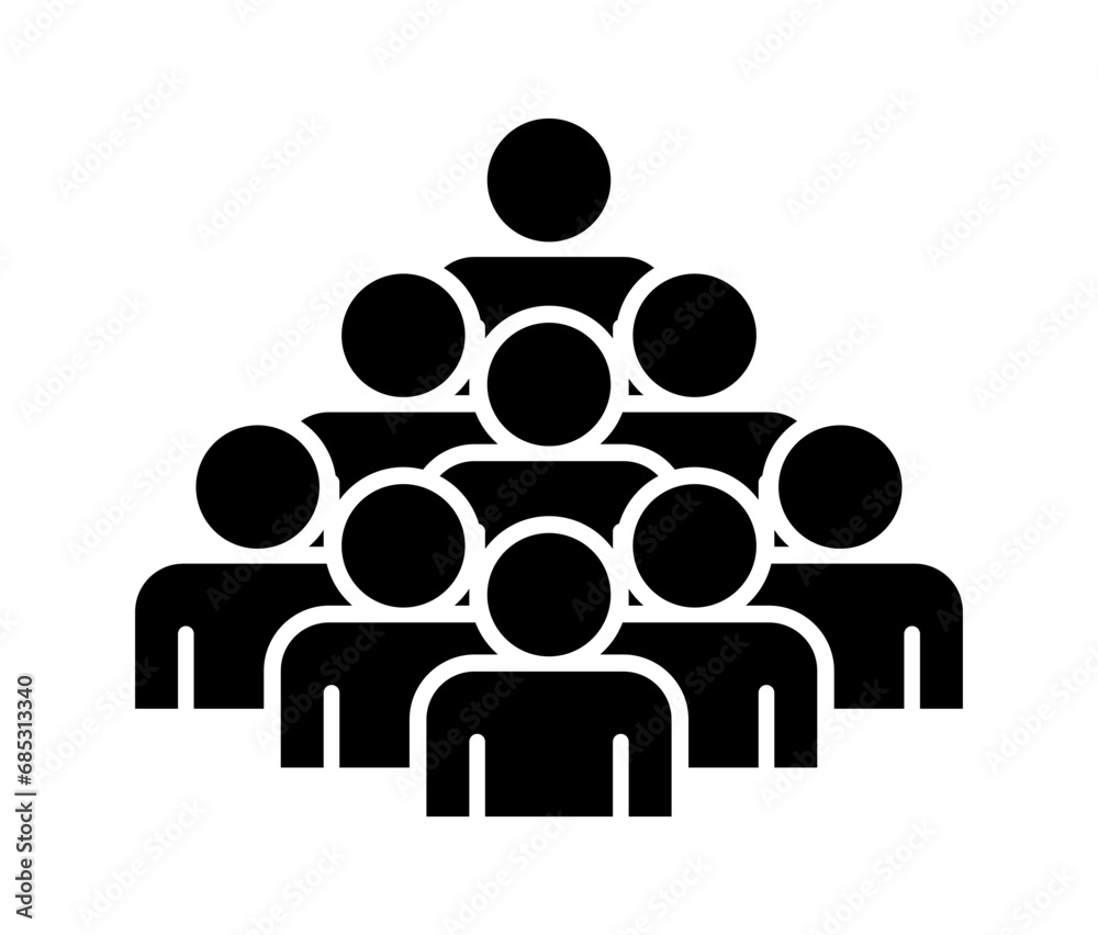 Symbol, ikona ludzi. Plik wektorowy. Symbol, ikona ludzi. Plik wektorowy.