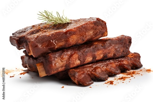 Five-Spice Spare Ribs - Icon on white background