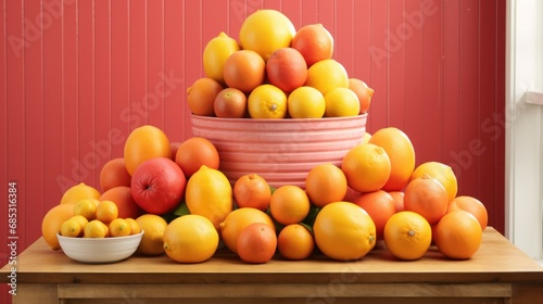 Arrangement von grapefruits UHD wallpaper
