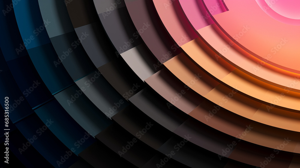 Obraz premium Abstract Art in a colorful pattern