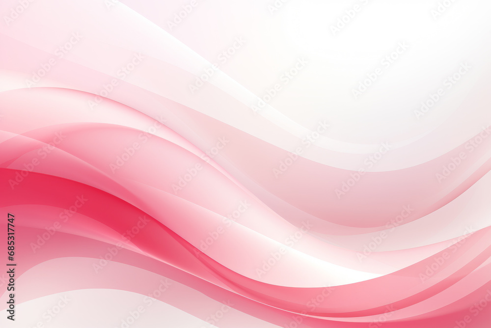 White and pink abstract wave background. Generative Ai White and pink abstract wave background. Generative Ai