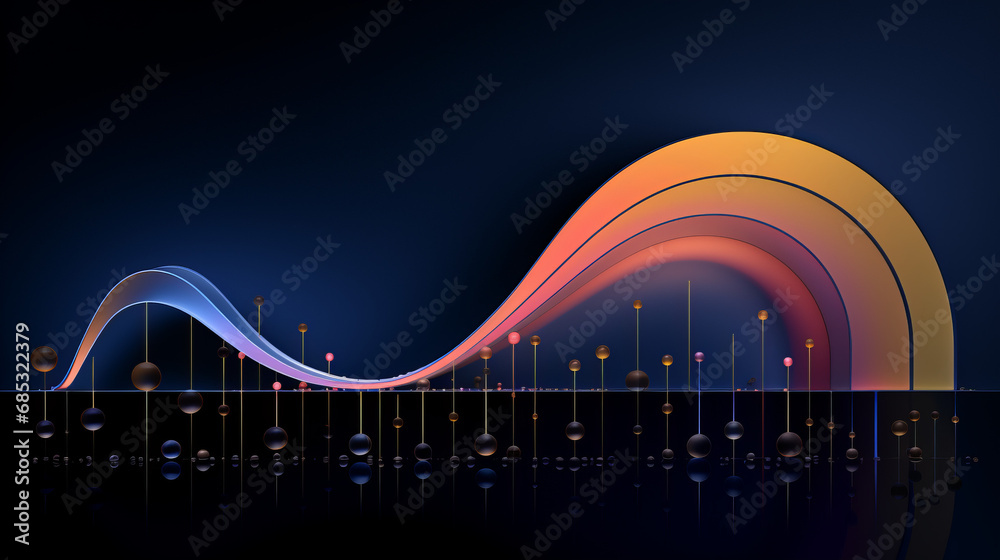 Obraz premium Abstract Art in a colorful pattern