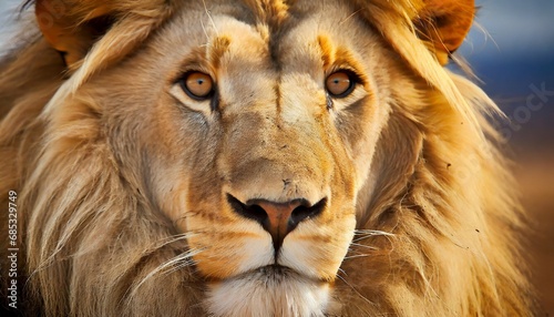 detail face berber lion