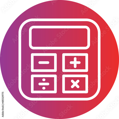 Calculator app Icon style