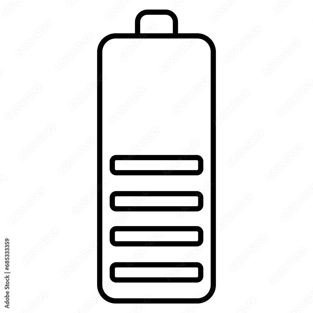 battery line icon battery line icon
