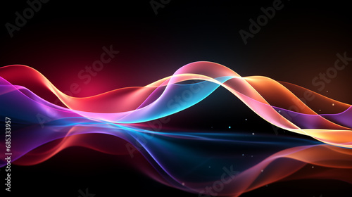 A stunning abstract multicolor spectrum