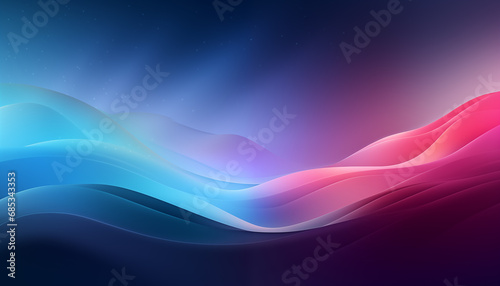 Abstract wallpaper inspired by an aurora borealis. Smooth wave pattern and gradient.