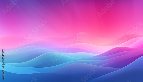 Abstract wallpaper inspired by an aurora borealis. Smooth wave pattern and gradient.