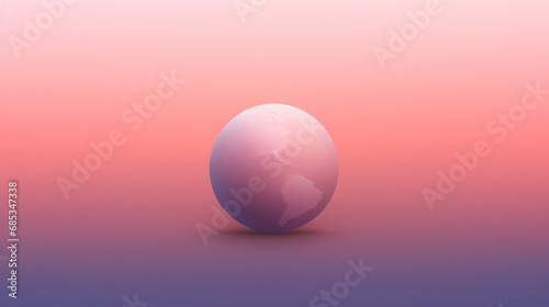  an egg with a map of the world in the middle of the egg shell on a pink and purple background.