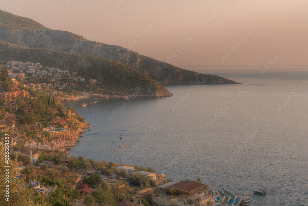 This quiet town offers, the opportunity to witness a truly very beautiful natural that has retained its historical buildings and old-world charm in Kalkan. Antalya- Turkey