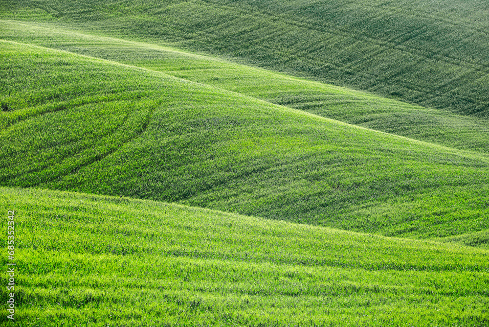 summer countryside landscape, Basilicata, Italy 