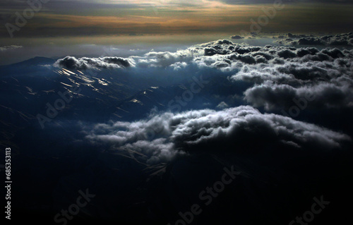 clouds over the Damavand