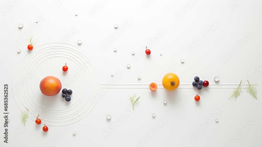 a group of fruit sitting on top of a white table next to a knife and a piece of fruit on top of a table. a group of fruit sitting on top of a white table next to a knife and a piece of fruit on top of a table.