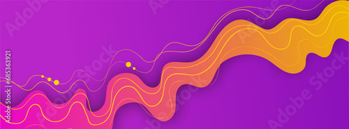 Colorful geometric background. Fluid shapes composition. Abstract background with colourful wave