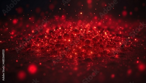 Red wallpaper with particles