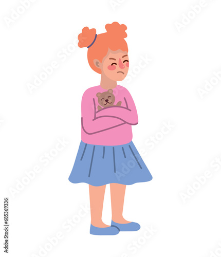 attention deficit hyperactivity disorder little girl