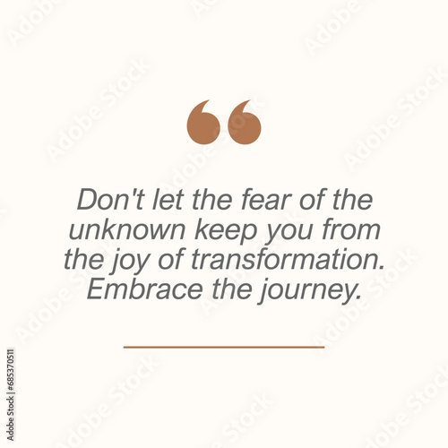 Motivational Quote regarding obesity, Vector illustration