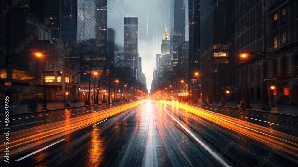 Naklejka premium a dynamic and mesmerizing light moving in a vertical straight line against a captivating background.