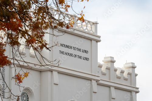 The Sain George, Utah, Lds temple 