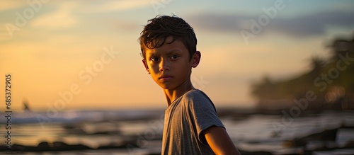 Youthful guy at Pandawa beach, Bali. © 2rogan