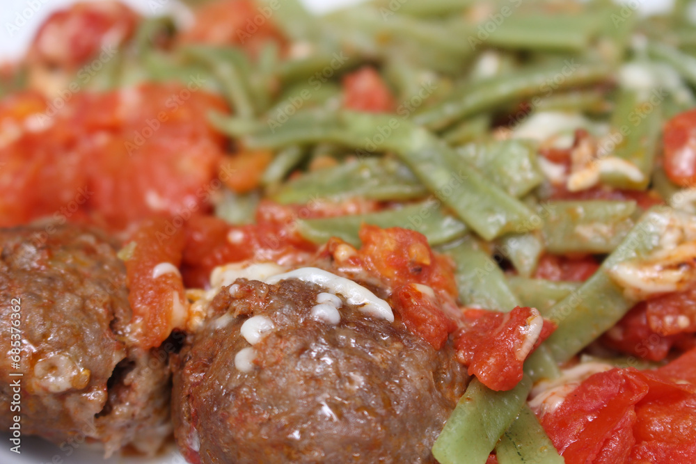 meatballs with sauce. pasta with sauce. meatball with red sauce and pasta. food with selective focus. food details. close up on meal. meatballs with sauce. pasta with sauce. meatball with red sauce and pasta. food with selective focus. food details. close up on meal.