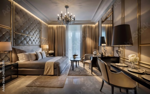 Modern Marvel: Step Inside the Luxurious Serenity of Your Dream Hotel Room!