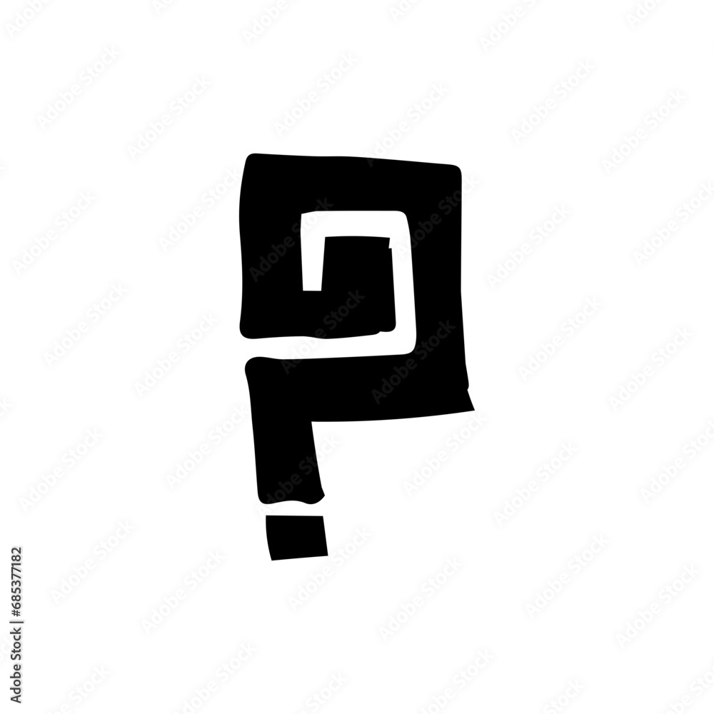Hand-drawn doodle question mark Hand-drawn doodle question mark