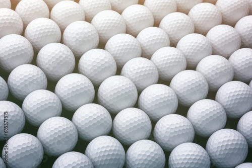 Dimpled Golf ball. Play activity club. Generate Ai