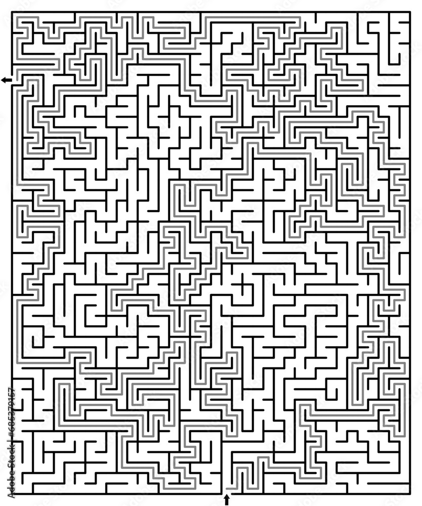 Rectangle Mazes and Solutions SVG