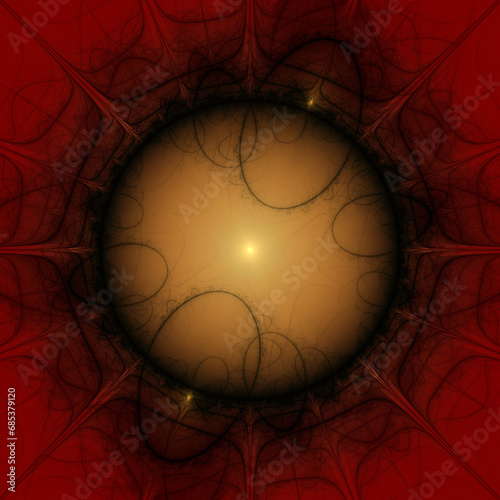 Mystical fantasy. Created in the program Apophysis 7x.