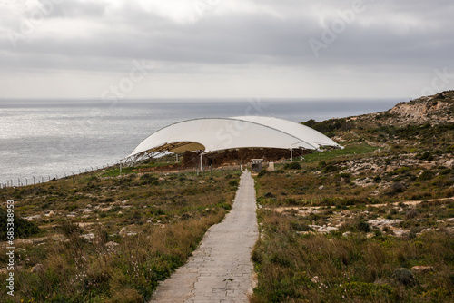 Foto Ħaġar Qim is a megalithic temple complex found on the Mediterranean island of Ma