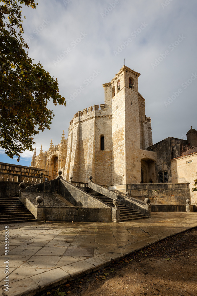 The medieval castle and monastery of Tomar, Portugal