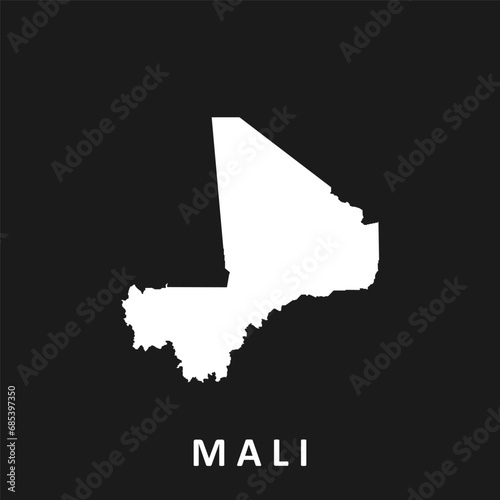 Mali map vector illustration