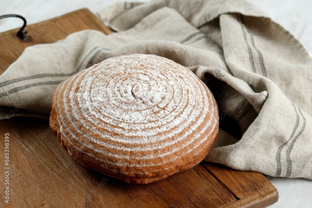 Freshly Made Boule French Bread
