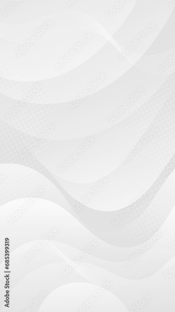 Abstract background white color with wavy lines and gradients is a versatile asset suitable for various design projects such as websites, presentations, print materials, social media posts - obrazy, fototapety, plakaty 