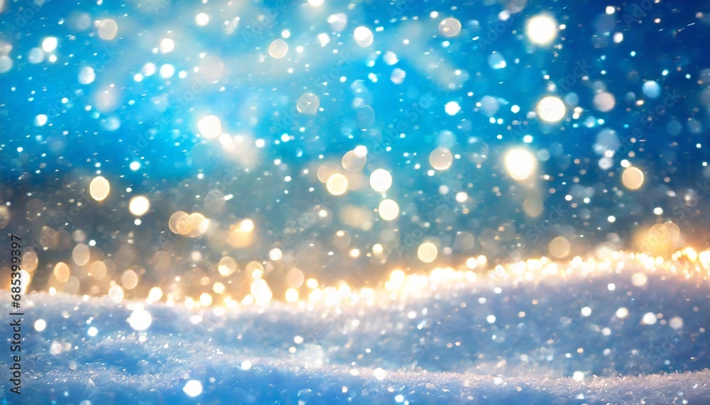 キラキラした雪が降る キラキラした雪が降る