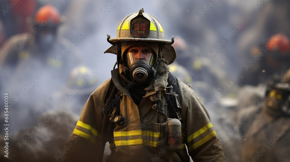 Fully Dressed Firefighter Appearance