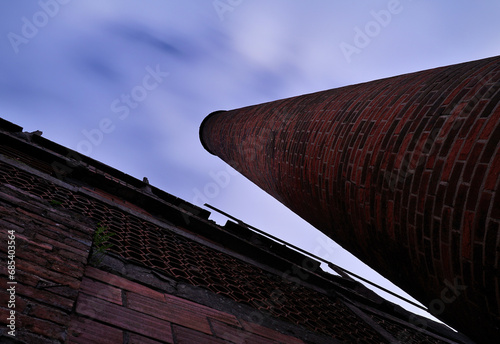 Old chimney, old factory, Almargem do Bispo, Sintra Portugal photo