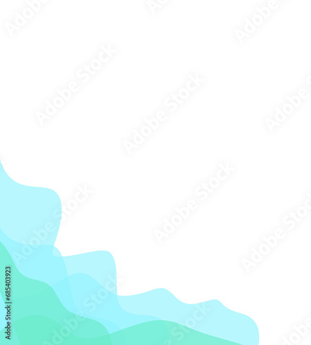 background blue wave motif elemen
