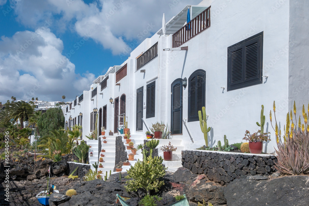 Weiße Häuser in Puerto del Carmen