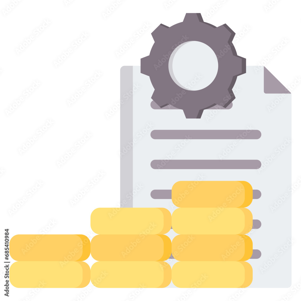 Money Management Flat Icon