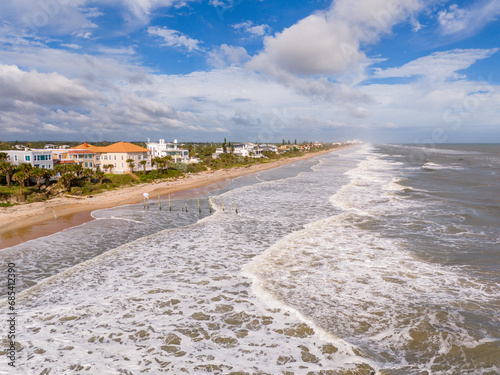 Erosion creeping on multimillion dollar homes on Ormond Beach FL