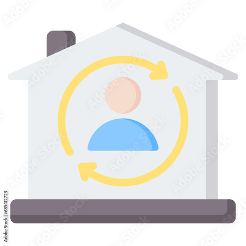 Residential Flat Icon