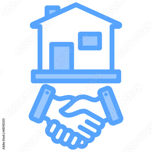 Deal Blue Icon