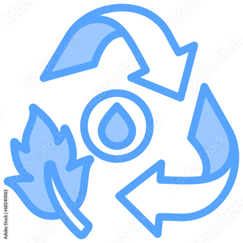 Natural System Blue Icon