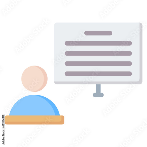 Lecturers Flat Icon