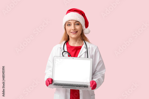 Mature female doctor in San...