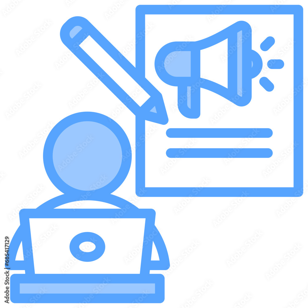 Freelance Blue Icon