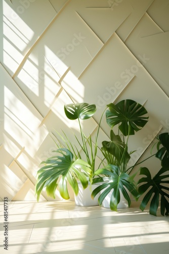 Plants in Pots. A Lush Green Oasis Bringing Nature Indoors